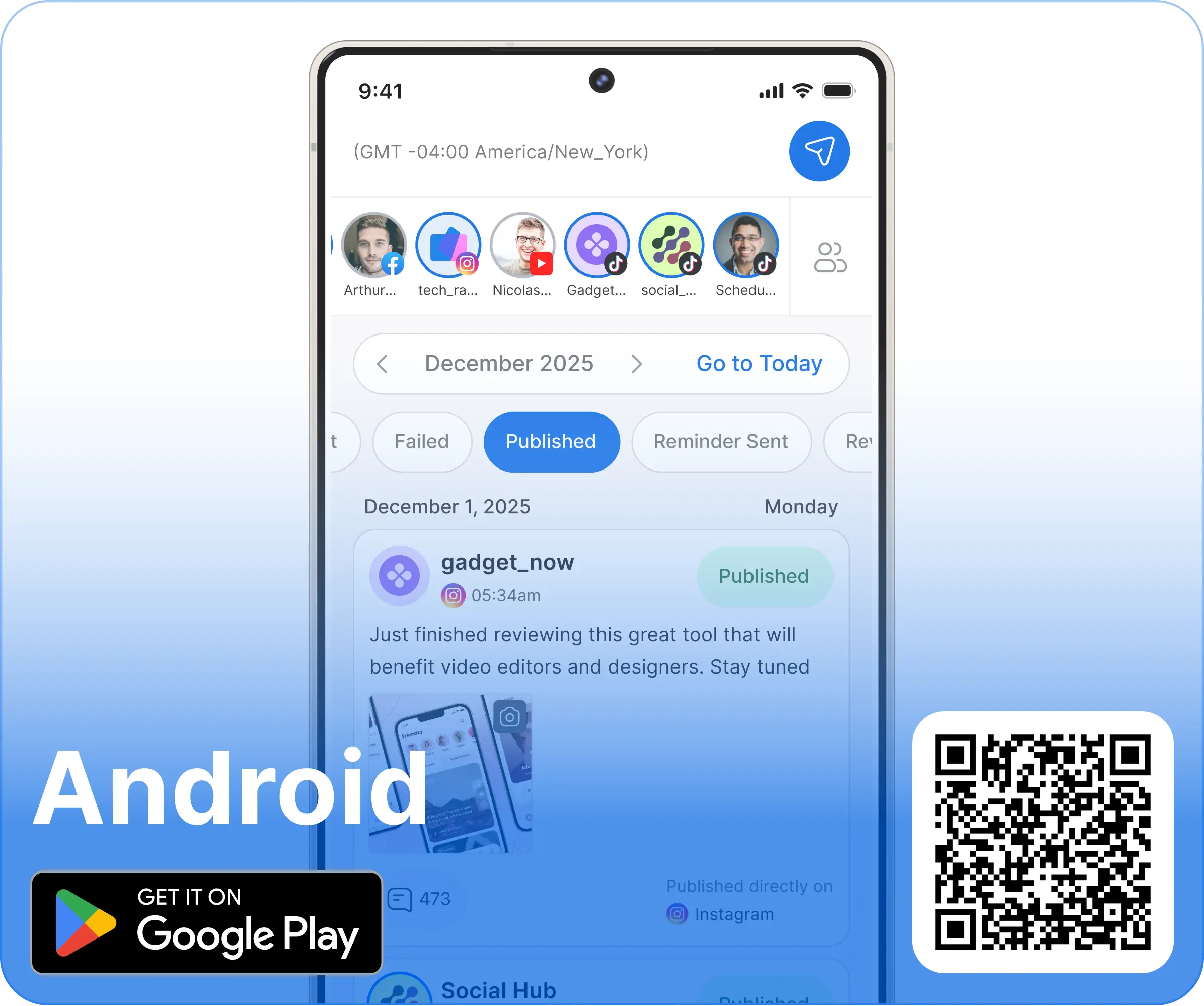 Vista Social Android app