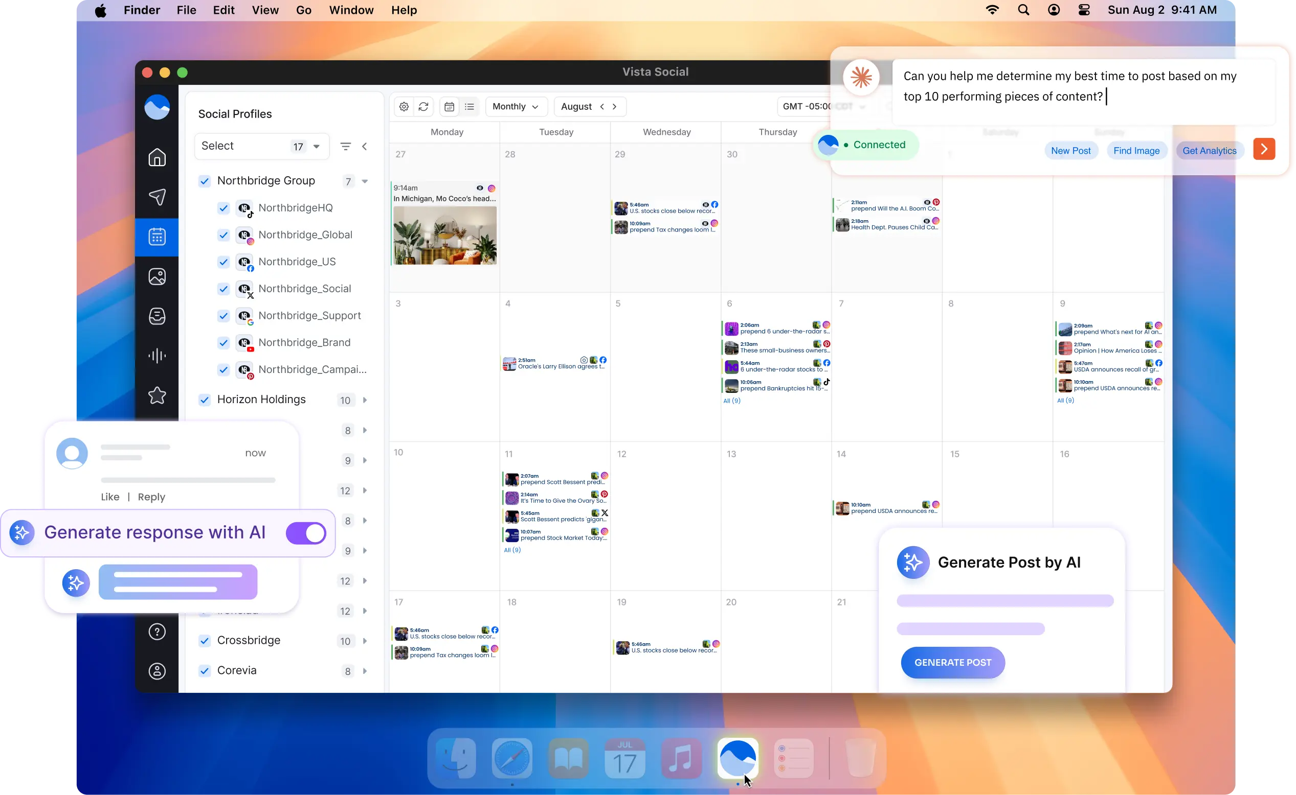 Vista Social desktop app for Mac