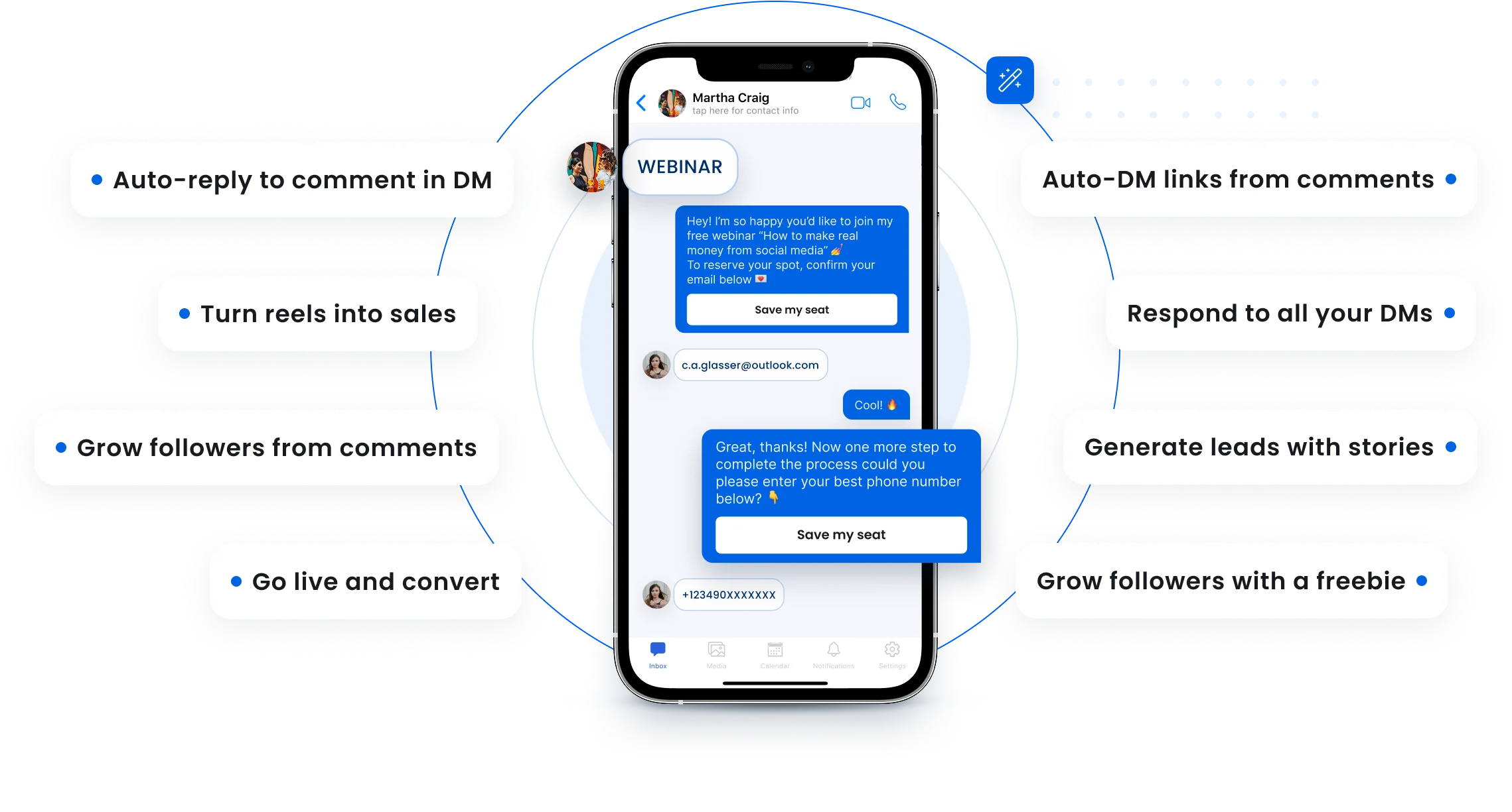 Make the most out of every conversation with DM Automations