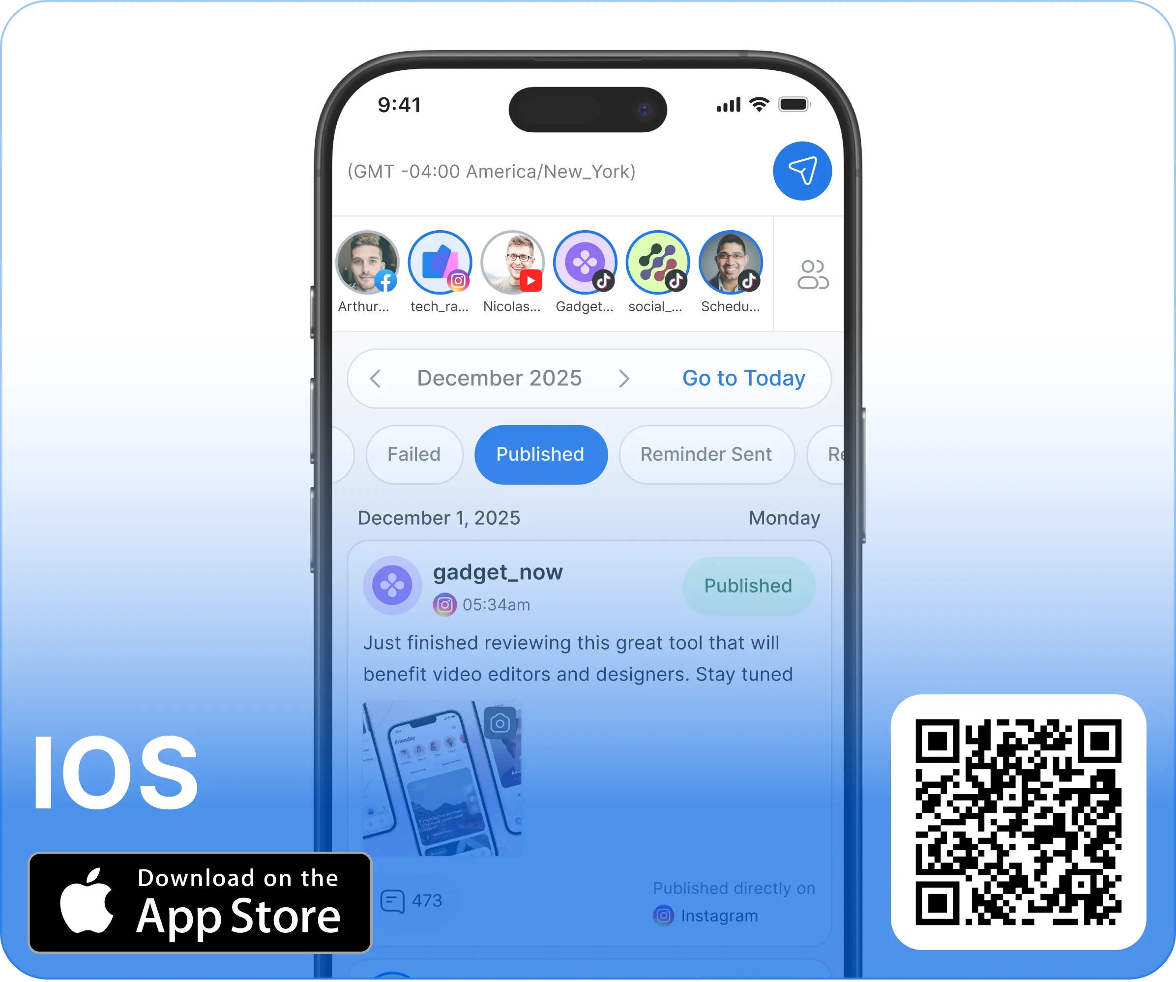 Vista Social iOS app